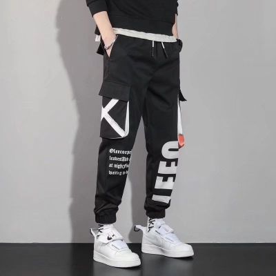 Overalls Men Harlan Multi-Pocket Summer Trendy Ankle-Length Casual Trousers