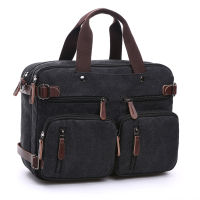 Mens Canvas vintage Casual Briefcase man Business Shoulder Messenger Bag men Laptop Handbag male Messenger Crossbody Bags New