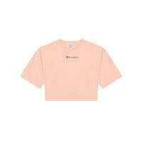 CHAMPION WOMEN - EU เสื้อยืดแขนสั้นผู้หญิง-ไซส์ยุโรป CREWKNECK CROPTOP  114887-PS012