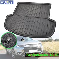 หลัง Trunk Fit สำหรับ Mitsubishi Outlander 2013-2020 Boot Liner Cargo Mat ถาดพรมโคลน Kick Protector 2014 2015 2016 2017