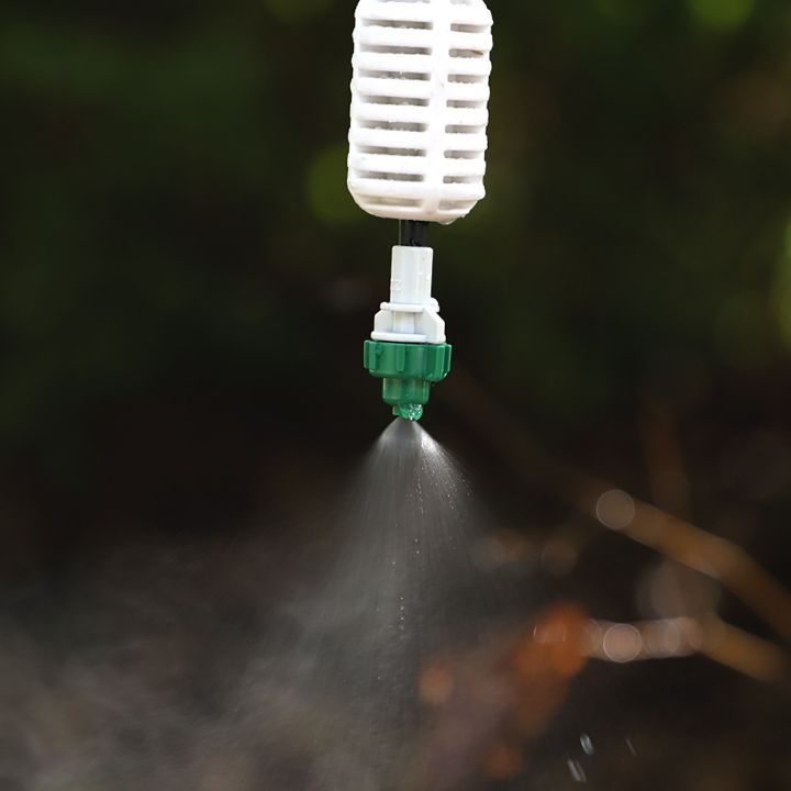 5-pcs-6mm-fogger-nozzles-micro-spray-greenhouse-garden-cooling-watering-irrigation-sprinkler-head-fine-sprayer-jet-landscaping