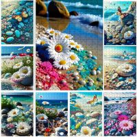 ป่าร้อน LIN431 - ✘✔ Stone Seaside Landscape Jigsaw Puzzles Flowers 300/500/1000 Pieces for Adults Decompression Games