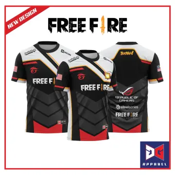 KID Free Fire Cotton Tshirt ready stock Malaysia baju free Fire