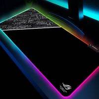 Slipmat Asus Rog เมาส์แพดเดสก์ท็อปแผ่นรองเมาส์เกมเมอร์แผ่นรองเมาส์ Rgb อุปกรณ์เสริมห้องเล่นเกมคีย์บอร์ดผ้าปูโต๊ะสำหรับคอมพิวเตอร์