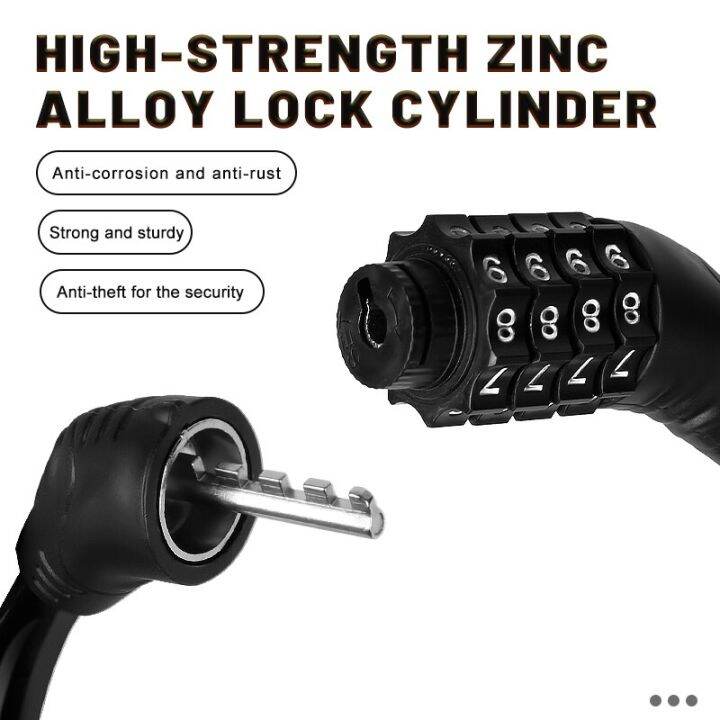 x-tiger-bicycle-lock-mountain-bike-4-digit-password-bike-lock-portable-security-motorcycle-electric-scooter-padlock-universal-locks