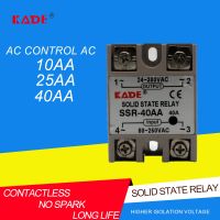 SSR -10AA/25AA/ 40AA AC control AC SSR white shell Single phase Solid state relay