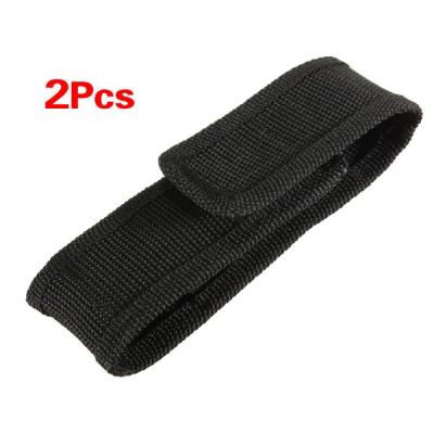 13cm Black Nylon Holster Holder Belt Pouch Case Bag for LED Flashlight Torch