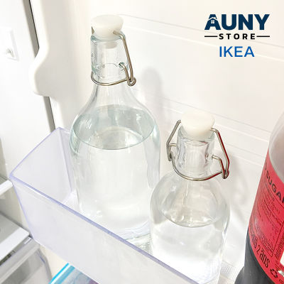 Glass Bottle IKEA ขวดน้ำอิเกีย ขวดแก้ว มีจุกล็อก 1ลิตร 0.5ลิตร Auny Store