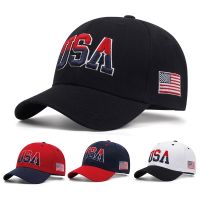 ♘▩ COD USA embroidery baseball cap for men Youth Hip Hop fashion cap for women outdoor sport sun visor Hat adjustable