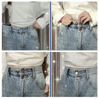 XJ-2PCS Waist Buttons Detachable Versatile Jeans Waistline Adjustable Artifact Daisy Stars Metal Buttons