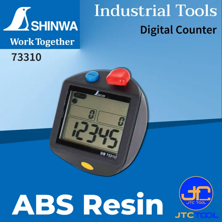Shinwa เครื่องนับจำนวนมือกดแบบดิจิตอล Digital Counter No.73310