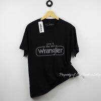 เสื้อยืด Wrangler ชาย/หญิง ผ้าตคอตอน 30s นำเข้าฟรีถุงกระดาษ