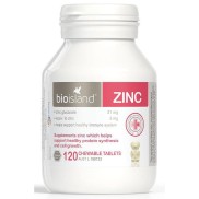 Kẽm ZinC Bio island 120 viên cho bé từ 1 tuổi - Hàng Úc