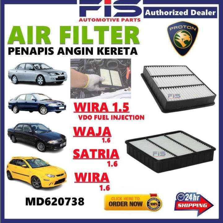 FIS Air Filter Proton Wira Saga Waja Satria Putra Iswara LMST MD620508