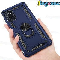 Jingsanc เคสโทรศัพท์สำหรับ Samsung Galaxy M23 5G,เคสฝาหลังขาตั้งแหวนกันกระแทกเกราะกันกระแทกหรูหรา