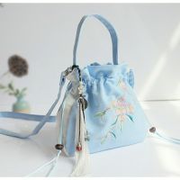 ✧▨♠ [spot send pendant] the new embroidery ancient element inclined shoulder bag laptop han female backpack