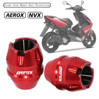 สำหรับ Yamaha AEROX NVX 155 AEROX155 NVX155ประดับด้านหน้าส้อมล้อป้องกันการล่มสลายกรอบเลื่อนป้องกันความผิดพลาดป้องกัน