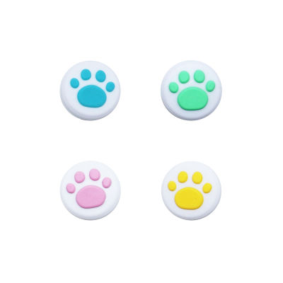 4pcs Cat Paw Thumb Stick Grip Cap Cover For PS3 PS4 PS5 Xbox One Xbox 360 Controller Gamepad Joystick Case Accessories
