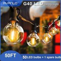 7.5M 15M G40 LED String Light LED Plastic Garlands Christmas Light For Garden Decoration For Party Wedding IP44 Waterproof Good