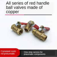 1/8" 1/4" 3/8" 1/2" BSP Female Male Thread Two Way Brass Pneumatic Shut Off Ball Valve Pipe Fitting Connector Coupler Adapter Valves