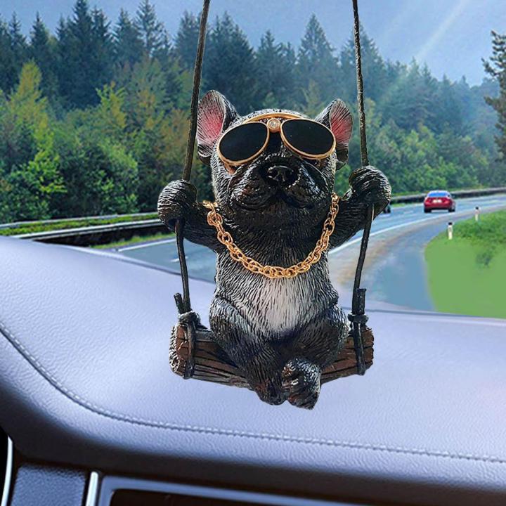 ccaire-จี้สุนัขสำหรับเสน่ห์กระจกมองหลังรถยนต์สำหรับกระเป๋าเป้สะพายหลังบ้านคาเฟ่สไตล์-d