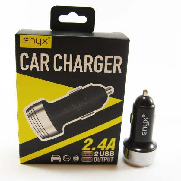 enyx-car-charger-24a-2-usb-มีระบบตัดไฟในตัวชาร์จไฟได้อย่างเสถียรและปลอดภัย-มีพอร์ทชาร์จเร็ว-24-a-ได้การรับรองมาตรฐานสากล-ส่งไว