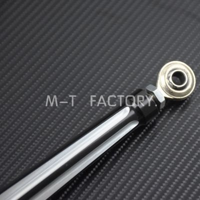 ：》{‘；； Motorcycles Gear Shift Lever Shift Linkage Round Rod 320Mm Black CNC Aluminum For Harley Touring Twin - Cam