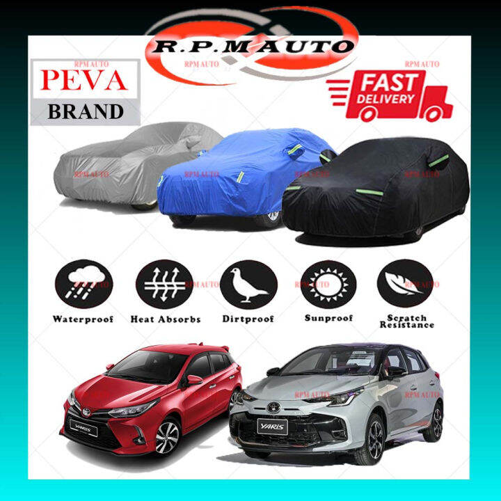 TOYOTA YARIS PEVA Cover Outdoor Protection Resistant Water Proof Rain