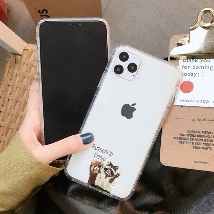 cartoon-raccoon-phone-case-for-iphone-11-12-13-mini-pro-xs-max-8-7-6-6s-plus-x-5s-se-2020-xr-case