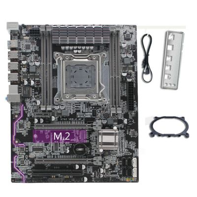 เมนบอร์ด X79เครื่องกล LGA 2011รองรับ USB 3.0 NVME M.2 Xeon Intel E5 V1และ V2เครื่องประมวลผลซีพียู DDR3 X79Z-24F หน่วยความจำ RAM