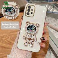 3D แวววาวหรูหราเคสนิ่มใส่โทรศัพท์อวกาศหมีดูดทรายฝาหลัง TPU สำหรับ Samsung Galaxy A04S/M32/M23/M12/M30s/M31/A03/A03S/A03แกน/A21S/A22/A23/A32/a33/A42/A52/A53/A72/A73