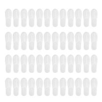 Disposable Slippers,24 Pairs Closed Toe Disposable Slippers Fit Size for Men and Women for Hotel, Spa Guest Used, (White)