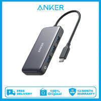 Anker A8321 Premium 4-In-1 USB C ฮับอะแดปเตอร์60W,3 USB 3.0พอร์ต,สำหรับ MacBook Pro 2016/2017/2018, Chromebook, XPS และอีกมากมาย