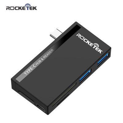 Rocketek USB Type C 3.1 Type-C ฮับ3.0 2.0 4K HDMI รองรับไมโครการ์ดความจำ/การ์ดรีดเดอร์ SD PD DC สำหรับ MacBook Pro/air Feona