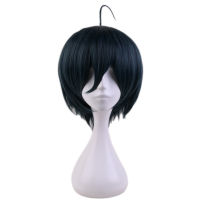 Anime Danganronpa V3: Killing Harmony Saihara Shuichi Short Wig Cosplay Costume Dangan Ronpa Heat Resistant Hair Men Wigs