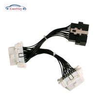 ✿۩ OBD2 16 Pin Male To Dual Female/1male to 3 Female Extension Cable OBDII Adapter cable OBD Y splitter J1962 Wire Hardness Socket