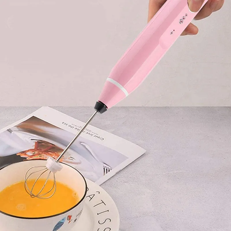Mini Electric Handheld Electric Blender With Usb Electrical Maker Whisk  Mixer For Cappuccino,a