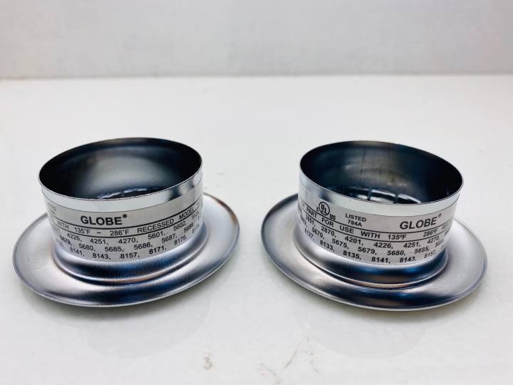 ESCUTCHEON PLATE for Fire Sprinkler Head PENDENT 1/2'' inch finish