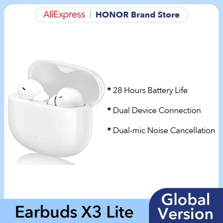 HONOR CHOICE หูฟังเอียร์บัด X3ไลท์หูฟัง TWS ไมค์คู่ไม่มีเสียงรบกวน ...