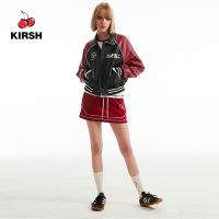 [KIRSH] DOODLE CHERRY STADIUM CROP JUMPER   | 23SS | Women CROP JUMPER | JUMPER | JUMPER FOR WOMAN | Hoodie women |Korean Style | Hoodie for girl | Hoodie cute | Korean fashion