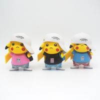 【LZ】♠♠❂  Pikachu saco figuras de ação pokemon anime figuras brinquedos pokémon escarlate e violeta modelo brinquedo ornamento máquina