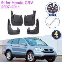 4x สำหรับ Honda CRV CR-V CR V 2007 2008 2009 2010 2011โคลนอัปเกรดบังโคลนล้อหลังด้านหน้าบังโคลนพิทักษ์อุปกรณ์ตกแต่งรถยนต์