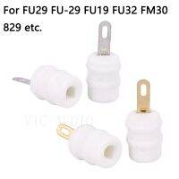 หมุดเซรามิกแผ่นเหล็กมีรูแบบกลมหัวอะโนด FU29สำหรับ FU-29 FU29 FU19 FM30 829 829B FU29 GU32 FU32หลอดสุญญากาศเครื่องขยายเสียงวินเทจ