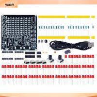 RUHAN พลาสติกทำจากพลาสติก ชุดไฟติดตาม LED ทองแดงทองแดง สีแดงเเดง โครงการการเรียนรู้ของโรงเรียน แบบพกพาได้ สีดำสีดำ อะไหล่การฝึกอบรมการเชื่อมแบบทำมือ เครื่องเชื่อมโลหะ