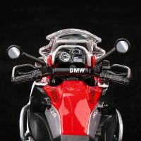 Maisto 1/12รถ BMW ประกอบ,R1200GS ของเล่นโมเดลรถจักรยานยนต์รถของเล่น Shork-Absorber ทางวิบาก Autocycle