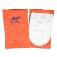 SPORTLAND สนับเข่า มีลูกฟูก Knee Pad W/Cushion 4022 - Orange/White 1 อัน