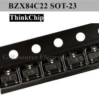 【CW】❆﹊  (100pcs) BZX84C22 SOT-23 BZX84 22V SOT23 SMD Voltage stabilized diode (Marking Y8)