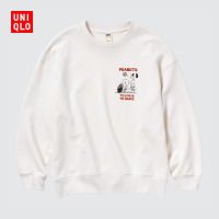 เสื้อกันหนาวสำหรับทั้งหญิงและชาย Uniqlo PEANUTS (เสื้อแขนยาวสนูปปี้พ่อแม่-เด็กสินค้าใหม่) 461804