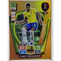 การ์ดนักฟุตบอล Casemiro ฟุตบอลโลก world cup 2022 การ์ดสะสม Brazil Brasil การ์ดนักเตะ บราซิล