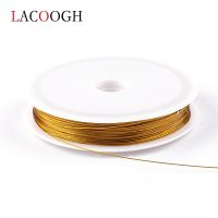 【YD】 Lac 35m/Roll Glod Color Rope String Cord Dia 0.38/0.45/0.6mm Jewelry Making Findings Materials Wholes